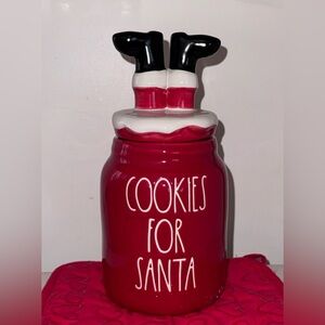 Rae Dunn COOKIES FOR SANTA canister